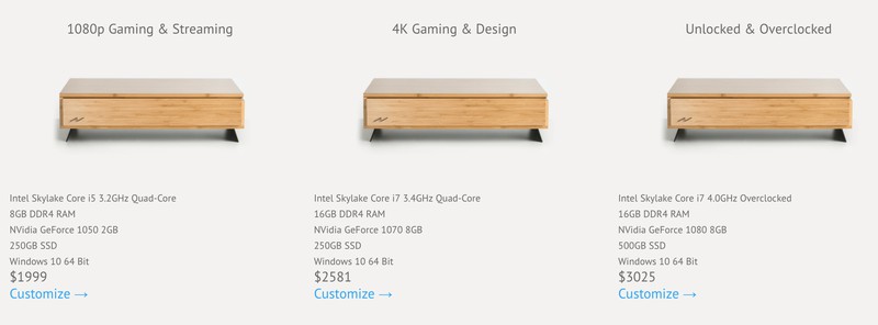 PC в деревянном ретро-корпусе, всего от $2000