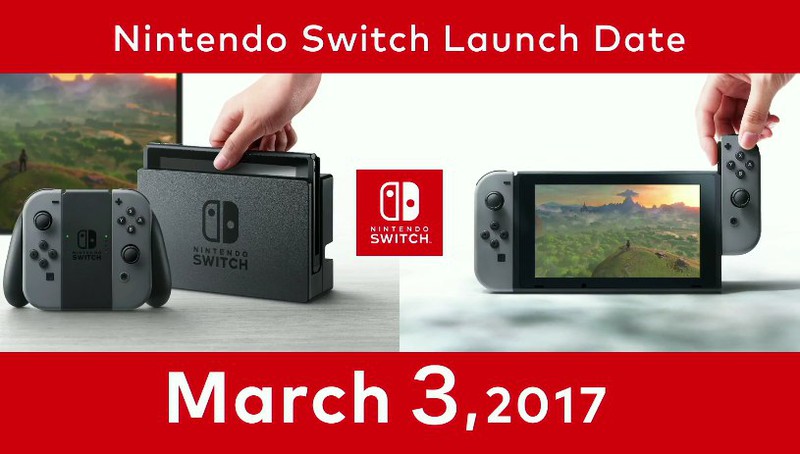 Nintendo объявила цену и дату выхода консоли Nintendo Switch