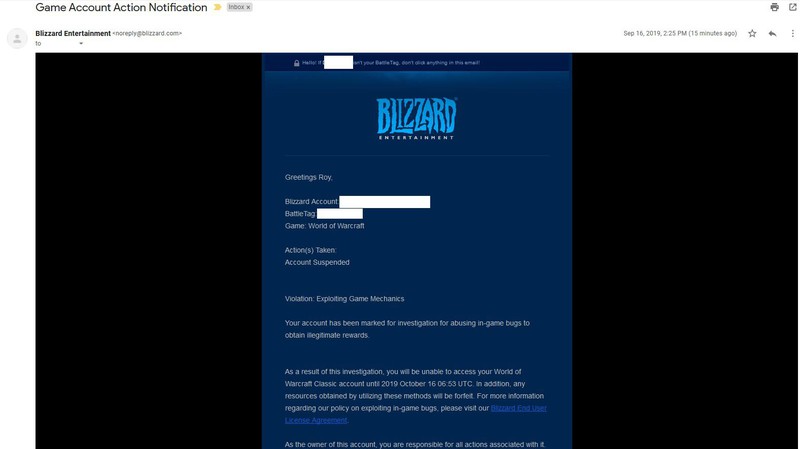 Blizzard начала банить игроков WoW Classic за эксплоит с инстансовыми боссами