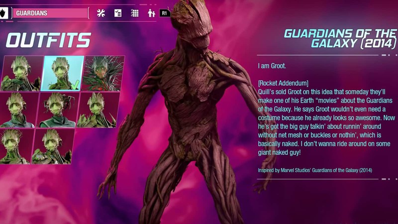 Где в Guardians of the Galaxy найти все костюмы Стражей из фильма