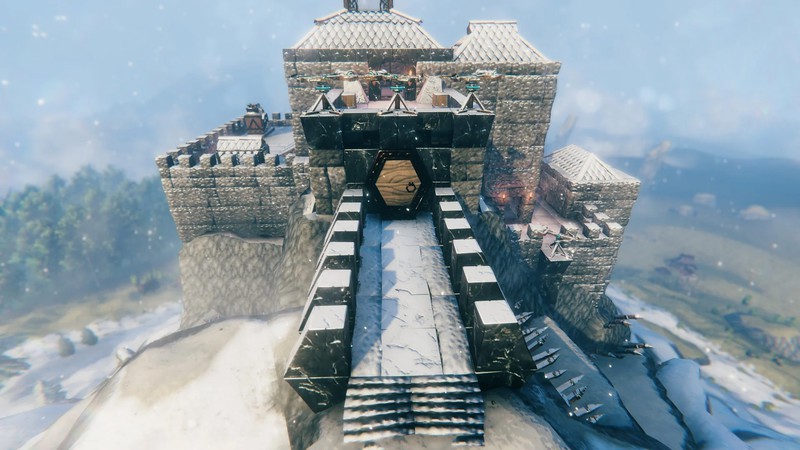 Игрок Valheim построил горный замок достойный Ярла