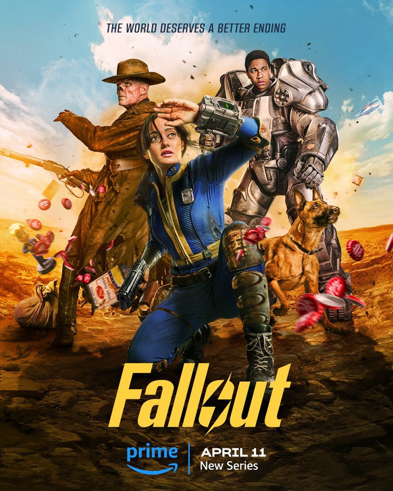 Постеры сериала Fallout с персонажами